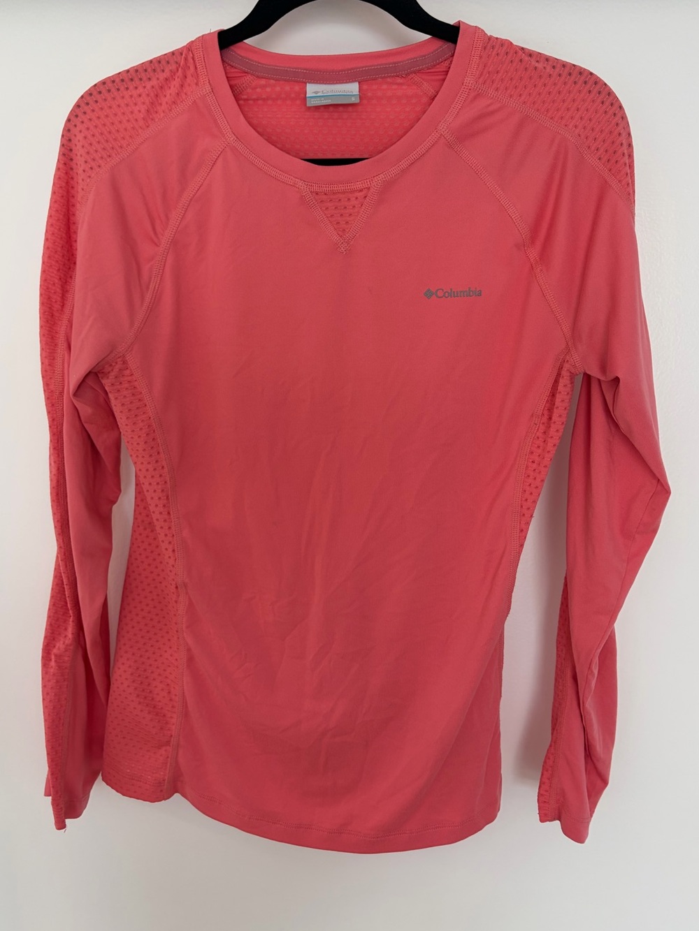 Ladies S | Columbia Women's Long Sleeve Performance Top - Coral Pink